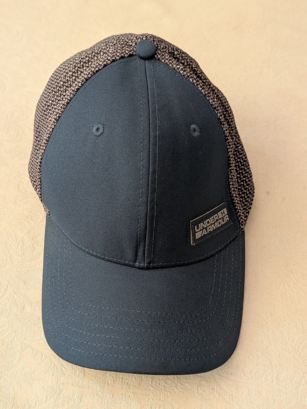 Under Armour Blue Gray Baseball Cap Fitted Solid Casual Men M/L Sports